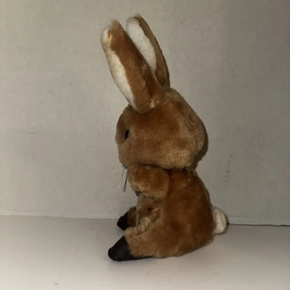 Eden Toys EE. UU. Vintage Marrón Peluche Conejo Musical Cuerda Foto 3 de 4