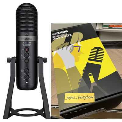 YAMAHA AG01 B Black Live Streaming Podcasting USB Microphone Brand New with Box
