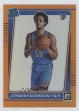 2021 Donruss Optic Rated Rookie Orange Prizm 49/199 Jeremiah Robinson-Earl 10qe