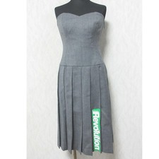 Marc by Marc Jacobs Pleated Print Knit Dress Gray Women's M4003277 used