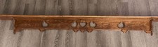 Vintage Heart Cutout Floating Shelf 8 Ft Grannycore Cottagecore VGC
