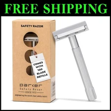 Parker Single Edge Razor Kit with 100 Platinum Blades