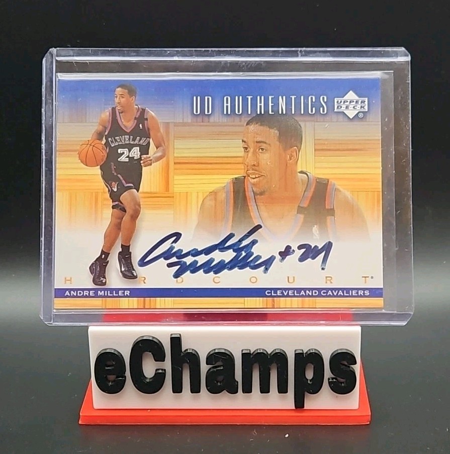 2000-01 Andre Miller Upper Deck Hardcourt #AM UD Authentics Auto FREE SHIPPING 