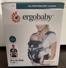 Ergobaby Omni 360 Cool Air Mesh All Carry Positions Baby Carrier-Carbon Gray