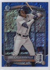 2025 Bowman Chrome Prospects Blue Shimmer Refractor Franyerber Montilla 1i3m
