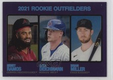 2022 Heritage Hot Box Chrome Purple Refractor Brian Miller Greg Deichmann 1oc2