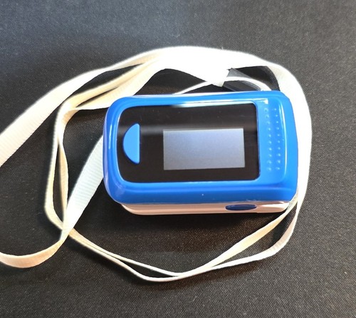 Medline Fingertip Pulse Oximeter HCSM70C Blood Oxygen SpO2 Monitor w/ Lanyard
