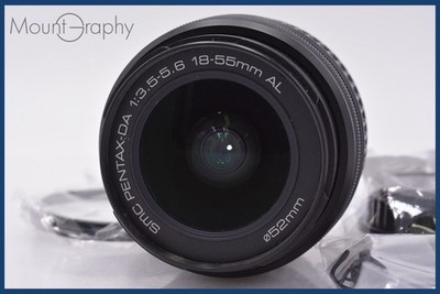 【EXC+++】 PENTAX SMC PENTAX-DA L 18-55mm F3.5-5.6 AL w/cap&Filter #mj8041