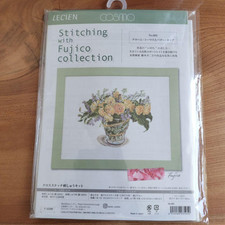 Cosmo Fujico Collection Embroidery Kit “Graham Thomas & Buttercup” No.682  30×38