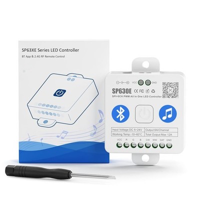 Sp630e Bluetooth Led Controller Support Pwm Monochrome Cct Rgb Rgbw Rgbcct Or Sp