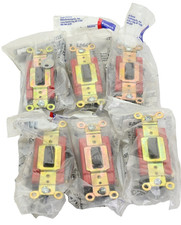 lot-of-6x-eagle-cooper-2221l-single-pole-locking-switch-20a-brown