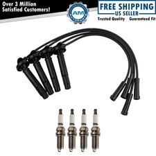 Ignition Kit Spark Plug & Wire Set For Subaru Legacy Impreza H4 2.5L