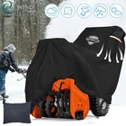 Heavy Duty Two Stage Snow Blower Thrower Cover 600D Waterproof UV Protector Tarp