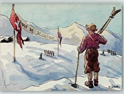 11091147 - sign Jaton - Jugendaktionen des Schweiz. Ski Verbandes 1947