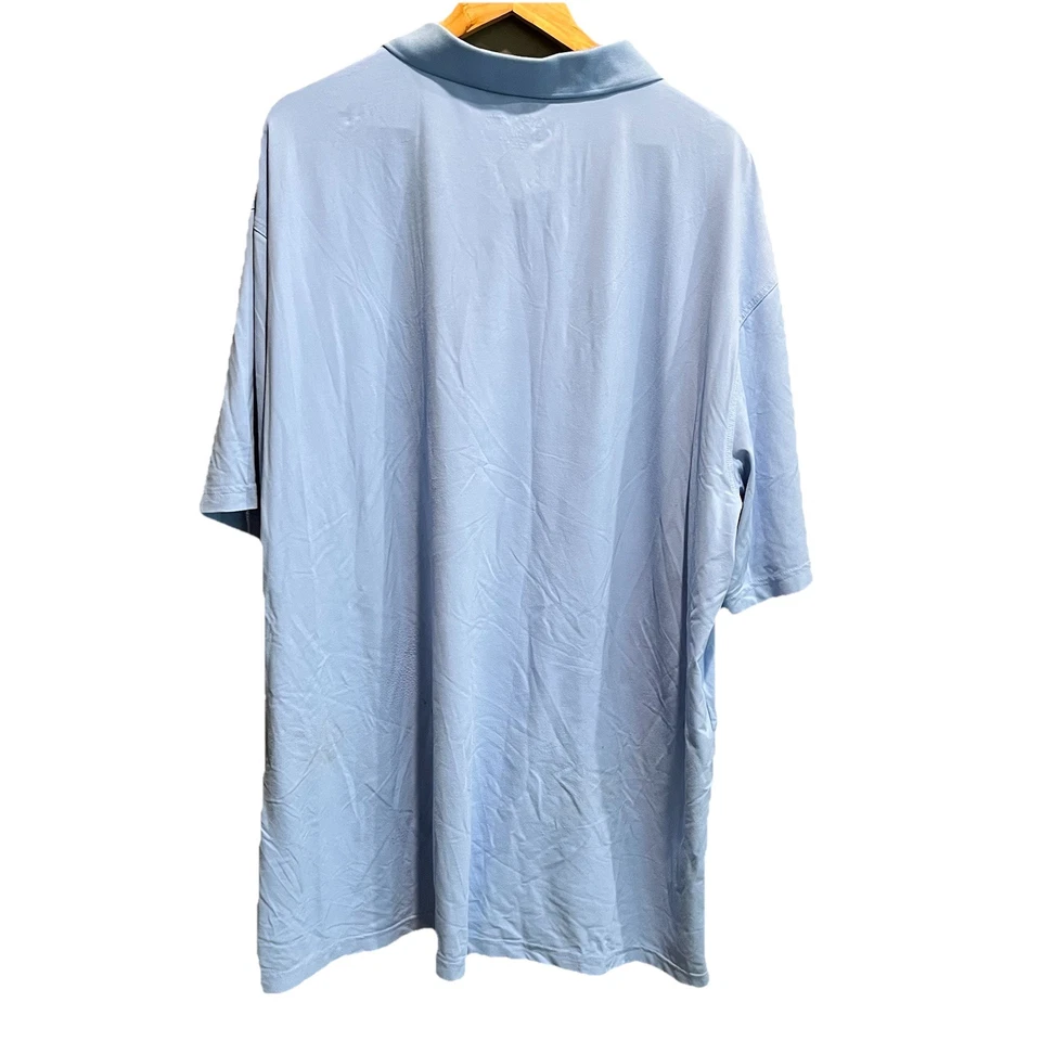 Camiseta polo para hombre Augusta National Masters azul claro manga corta talla XXL Foto 2 de 4