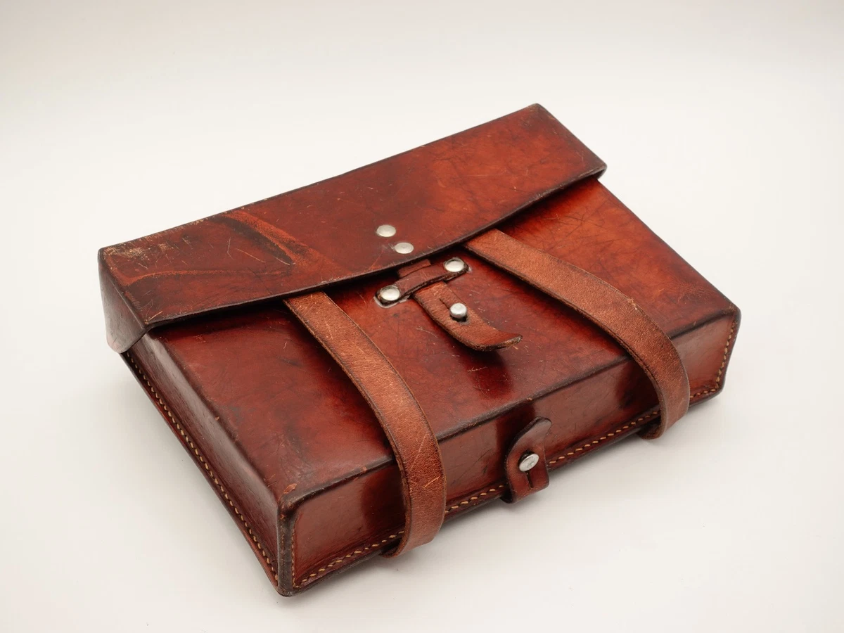 Swiss Leather Bag In Collectible Military Surplus Bags & Packs for 