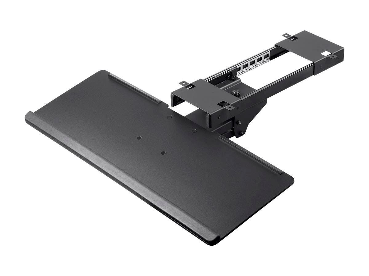 Monoprice Adjustable Ergonomic Keyboard Tray - Black With Full Size Platform