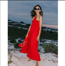 Sz 0 Antonio Melani Elizabeth Damrich Radziwill Long Strapless Crepe Dress NEW