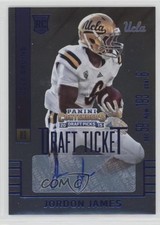 2015 Contenders Draft Picks College Ticket Blue Foil Jordon James #204 Auto 1k5
