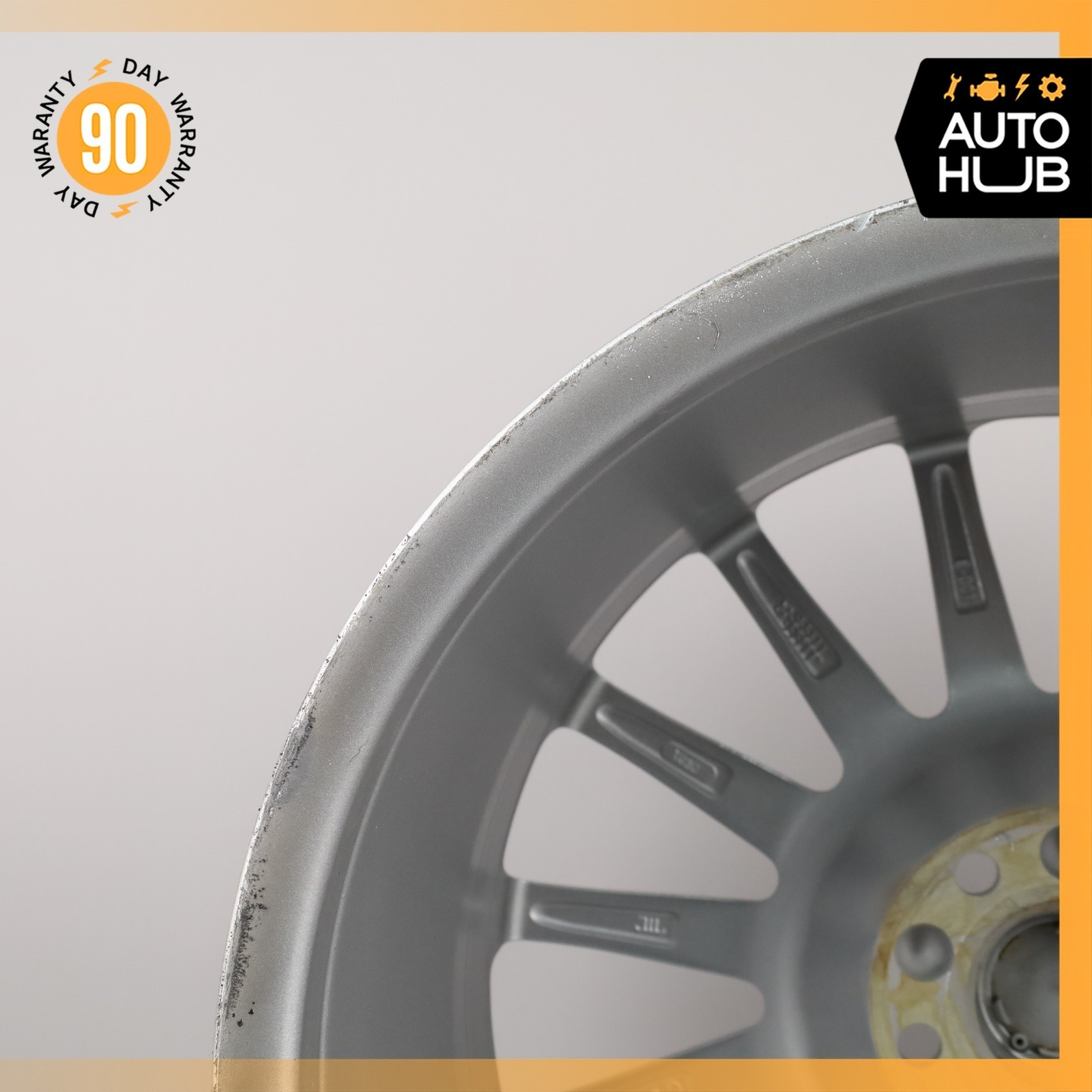 Aston Martin DB9 9.5 x 19 19" Rear Wheel Rim Silver 4G431007GA OEM