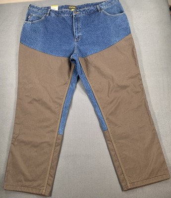 Cabela's Roughneck Upland Hunting Brush Protection Jeans Men's 50x34 Medium Wash
