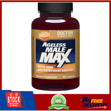 Ageless Male Max Total Testosterone Booster Supplement for Men, 60 Caplets