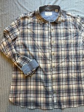VTG Weatherproof 1948 Mens L Plaid Button Down Shirt Long Sleeve Casual Cotton