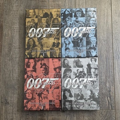 James Bond 007 Ultimate Edition 20 Movie Collection DVD Box Set Vol 1-4