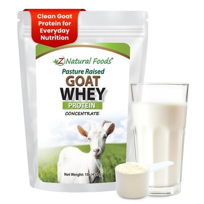 Goat Whey Protein Concentrate - Undenatured, Unflavored, Pasture Raised Whey ...