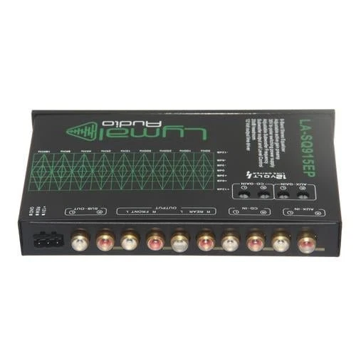 Preamplificador Lymal Audio 9 bandas 12 voltios coche audio gráfico ecualizador control de subnivel Foto 4 de 4