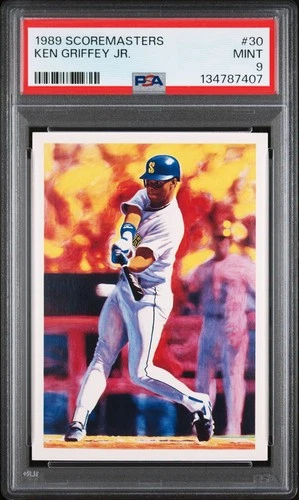 1989 Scoremasters #30 Ken Griffey Jr. PSA 9