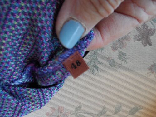 Missoni Blue Multi Zig Zag Print Knit Skirt & Jacket Suit Size IT 48 - US 12 - Picture 19 of 23