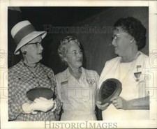 1973 Press Photo Mrs. TJ. Bole, Mrs. Edward LeBreton, Mrs. Fred Daniels