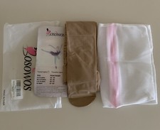1 Pair Footed Tights in SUNTAN Size Adult XL Height 57" - 65" New