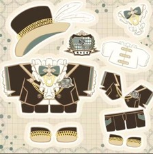 Original Handmade Vampire For 20cm Doll Clothing Clothes Outfits Dress up