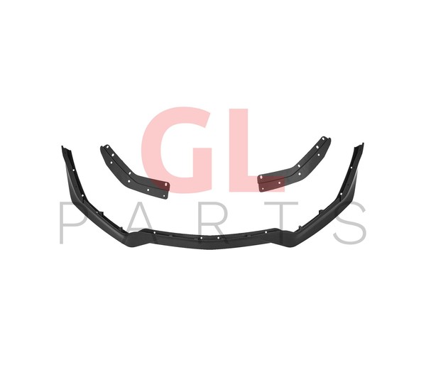 F�R Ford Mustang 2018- Sto�Stange Vorne Spoiler Neu-image