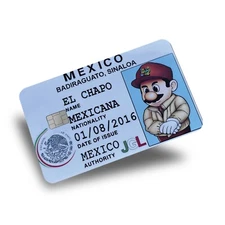 Mario ID Card Credit Card Skin/Credit Card Sticker- Mario ID Card Skin/Sticker
