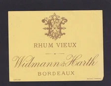 Old label alcohol France BN181023 old rum