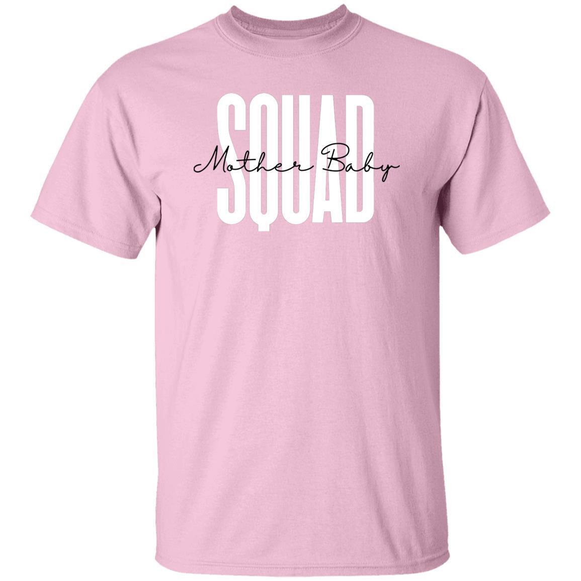 Mother Baby squad T-Shirt gift Mother Baby Nurse Unisex Tee Sand Pink ...