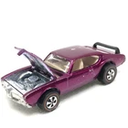 Hot Wheels Redline Olds 442 Magenta 1969 / 1971 White Interior Original Spoiler