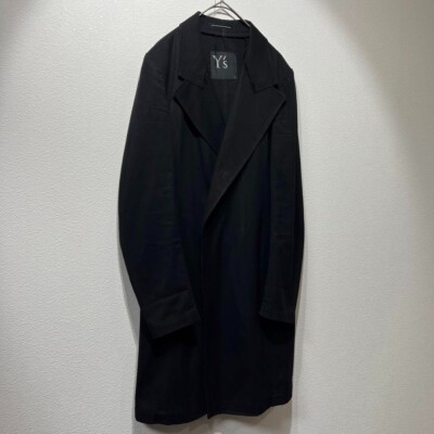 Vintage Y's Ys Yohji Yamamoto Shop Coat Long Cut Off Coat Jacket