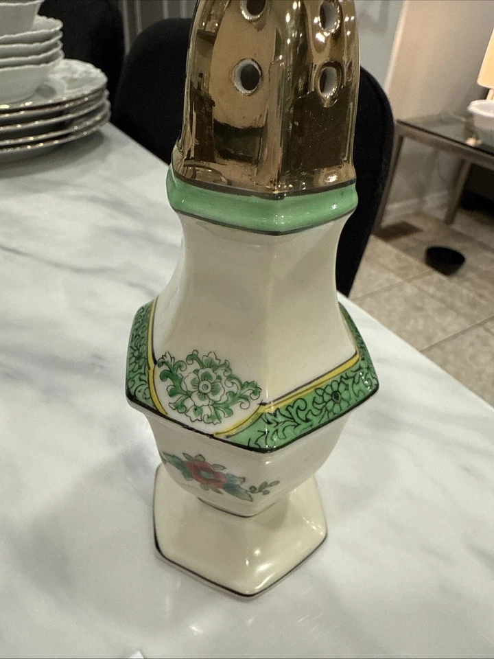 Sugar Caster Shaker Morimura Japan Hand Painted Porcelain Floral Tableware China - Image 2 of 4