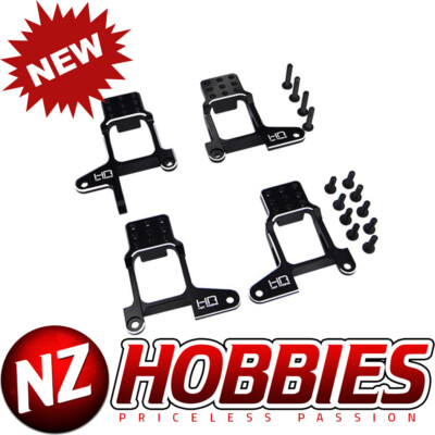 Torrette Ammortizzatore In Alluminio Nero Hot Racing Per Traxxas TRX-4, Upgrade Di Precisione