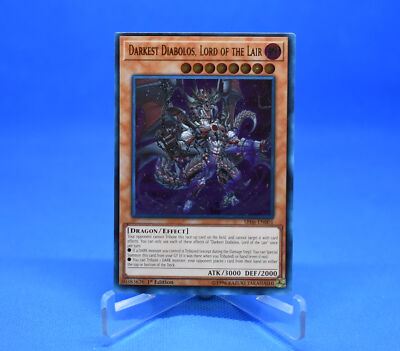 Darkest Diabolos Yugioh Yu-Gi-Oh! Darkest Diabolos, Lord Of The Lair Card   Ultra Rare 1st Edition SR06-EN001 Dragon Master Magia