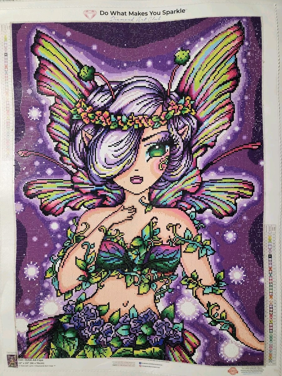Diamond Art Club Faye By Hannah Lynn Finished Piece 22