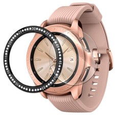 For Samsung Gear Sport SM-R600N Screen Protector W/ Diamond Bezel Ring Cover USA