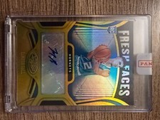 2020-21 Panini Certified - Fresh Faces Signatures Gold #FS-BAL LaMelo Ball...