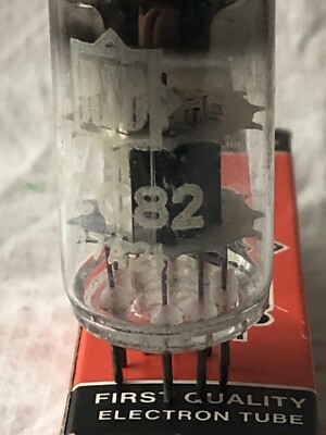 ECC82, 12au7 RFT matched pair Vacuum Tube, lampe, Röhre