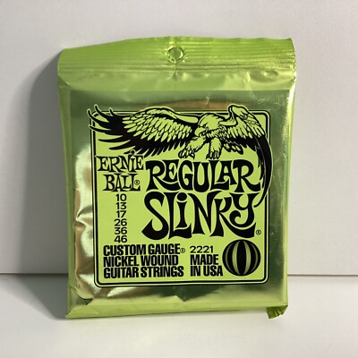 S133 - Ernie Ball Regular Slinky E-gitarren Saiten (2221)
