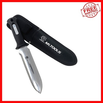 Rust-Resistant Japanese Hori-Hori Knife: Multi-Functional Garden Tool 12.5in